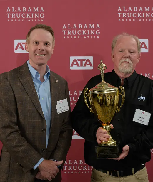 Employee winning an award